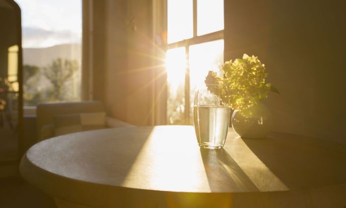 Sunlight helps keep the house clean.