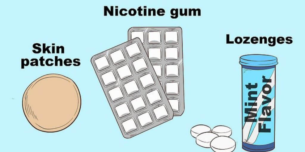 nicotine replacement patch, gum poster