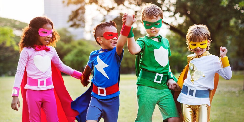 The Children's celebrating World Children's Day