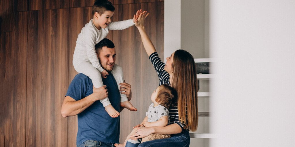 A Family Celebrate the International Day of Families