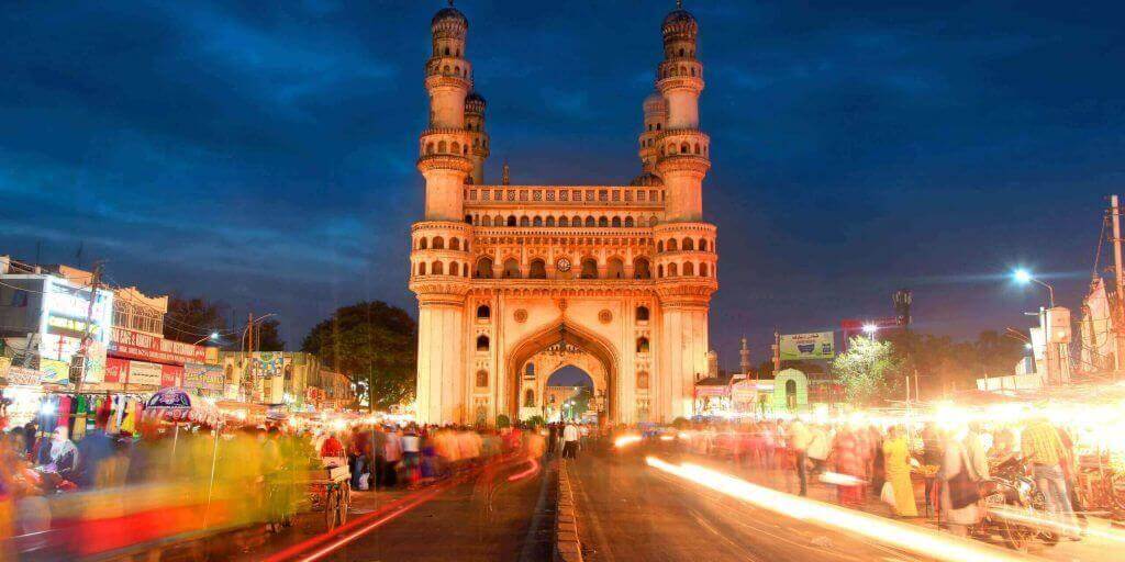 Hyderabad city night view