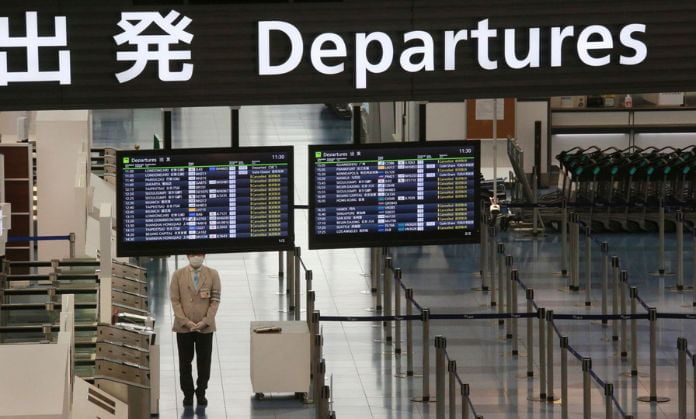 Departure system in Japan