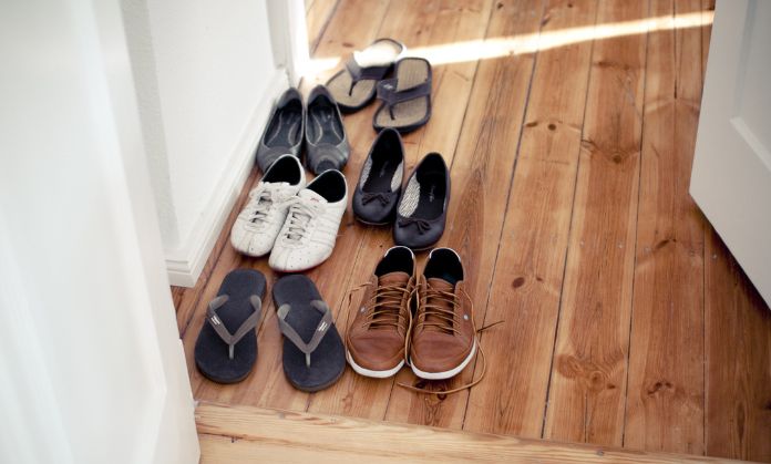 Take Your Shoes Off while at home in japan