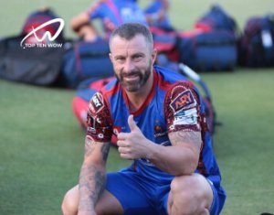 Mathew-Wade looking at the camera