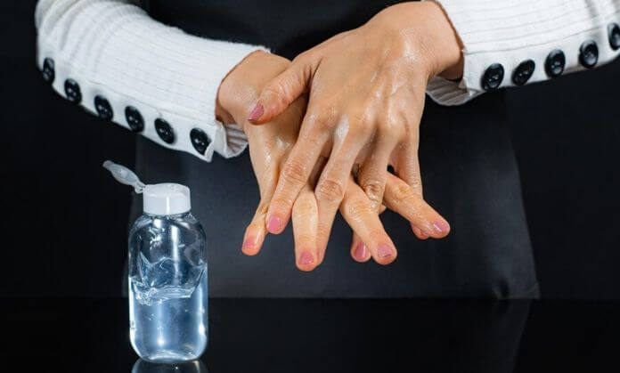 a girl used water based manicures
