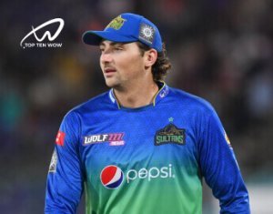 Tim David is looking somewhere 