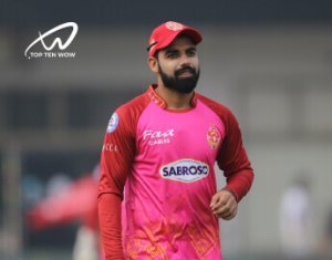 Shadab Khan is looking something