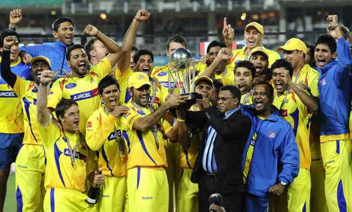 The Chennai Super Kings (2008) team scores