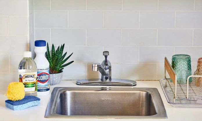 Clean and Disinfect a Kitchen Sink