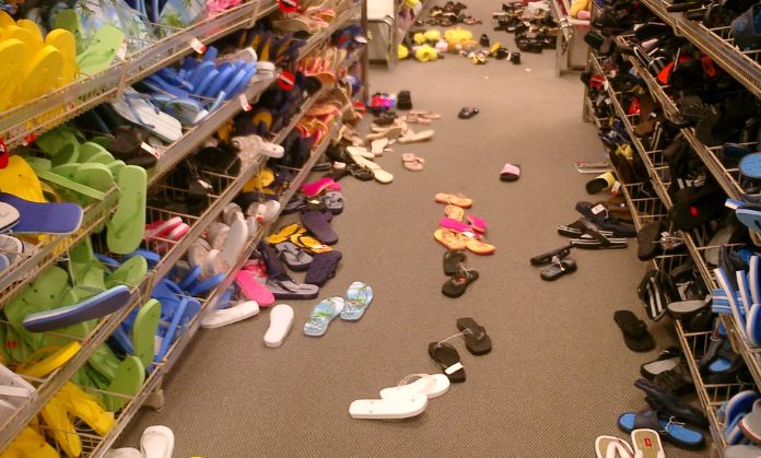 Kids create a mess