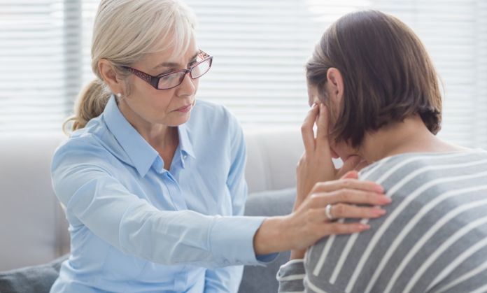 Mom takes care of their daughter mental health