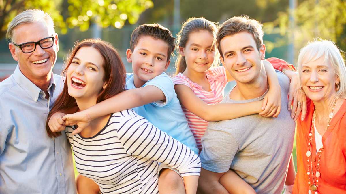 a person and person with children on their back 