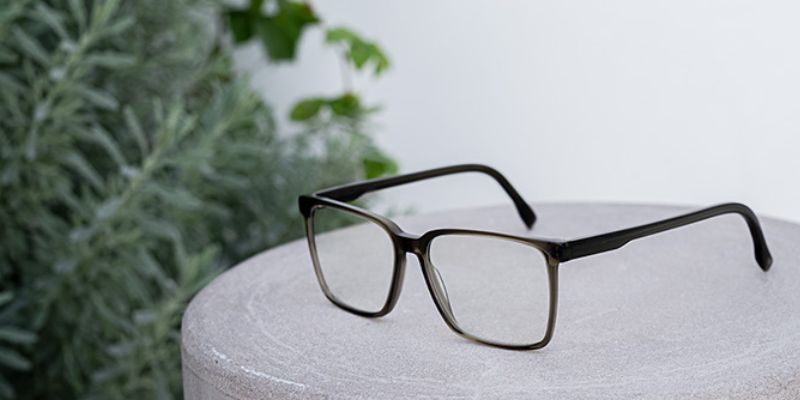 a pair of rodenstock glasses on a table