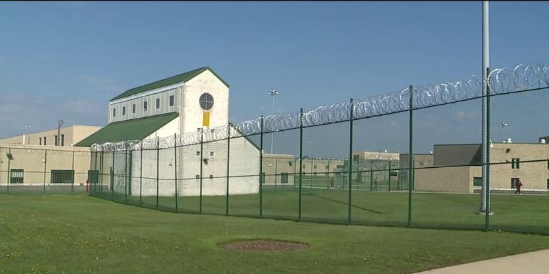 a long shot of a fence