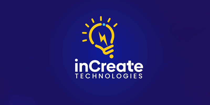 a blue background with a light bulb and text 