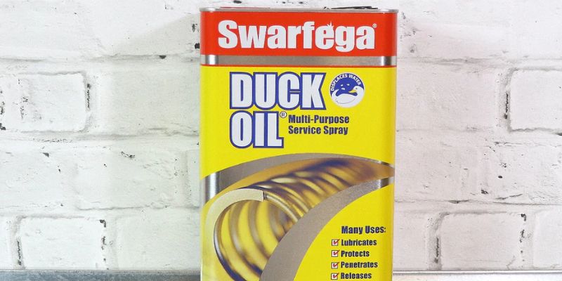 a can of duck oil 